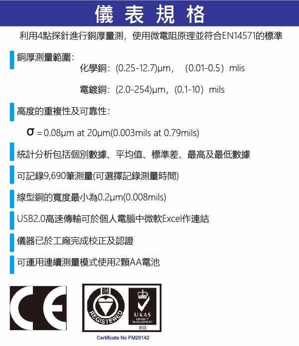 CMI165銅厚量測儀產品介紹