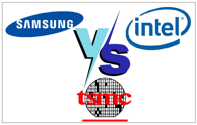 半導體製造業三巨頭角逐3奈米製程技術，未來誰能一家獨大尚未揭曉。